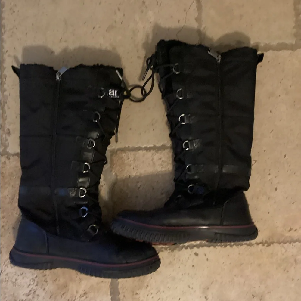 Pajar Women's Grip Zip Waterproof Lace-Up Winter Boots US 8